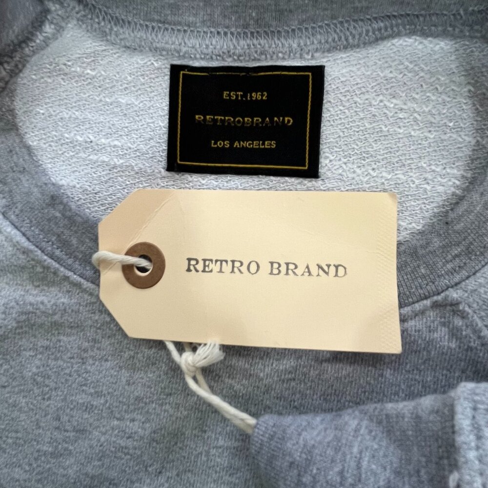 Original Retro Brand New York City Pullover, XS, Heather Grey, NWT - Picture 4 of 6